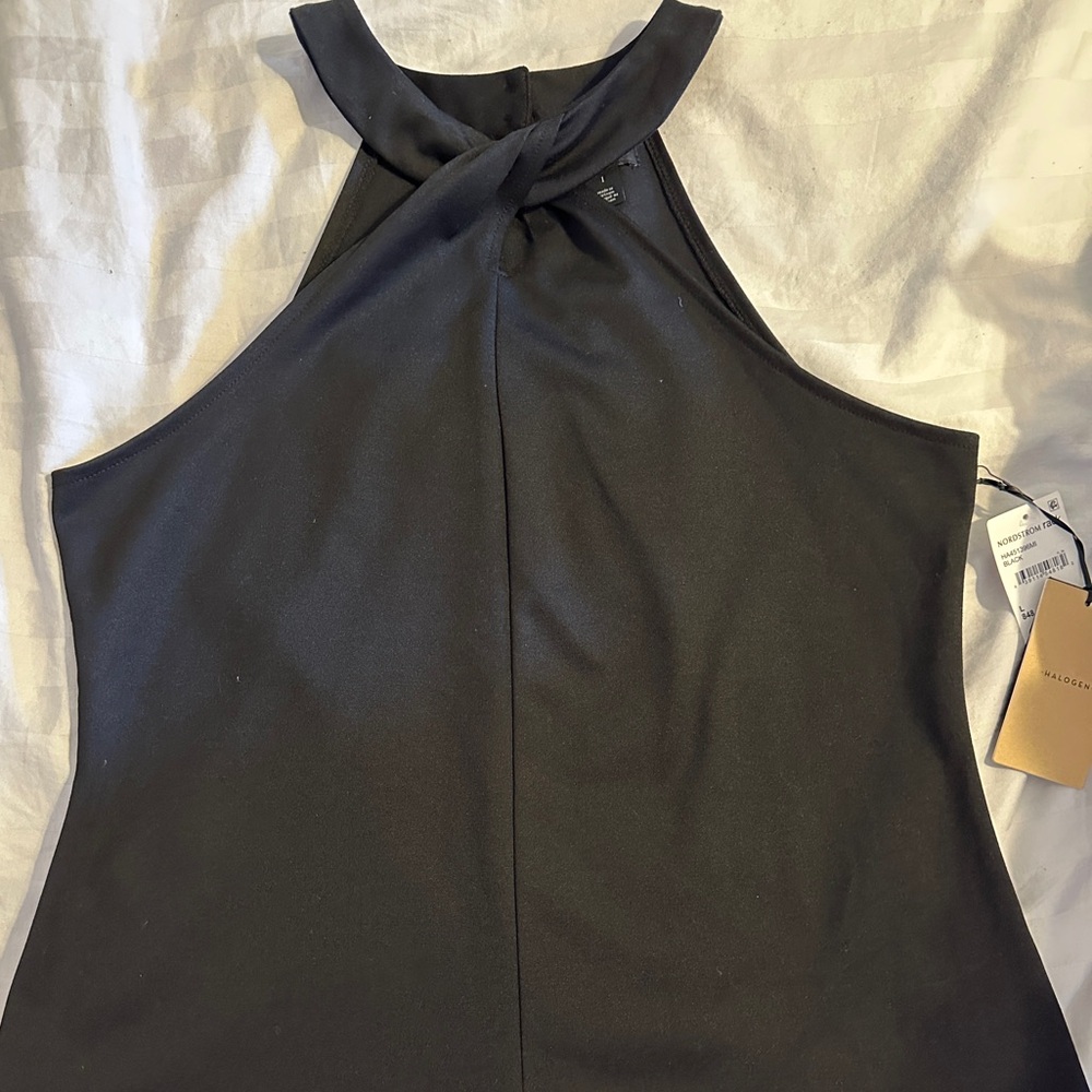 Halogen Black Sleeveless Top